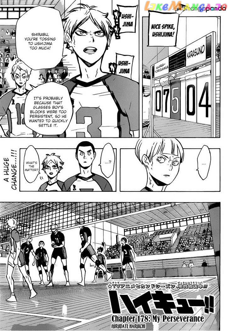 Haikyuu!!, Chapter 178 image 01